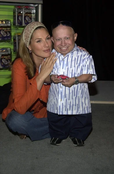 Daisy fuentes i verne "mini-me" troyer — Zdjęcie stockowe