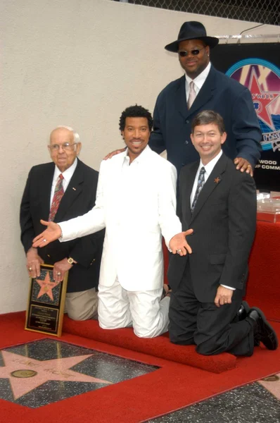 Lionel Richie's star is unveiled — Stock Photo, Image