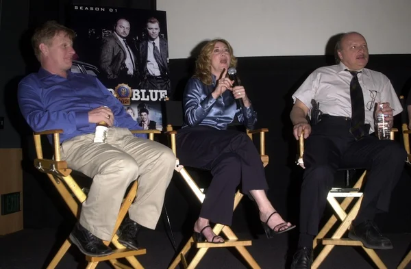 Gordon clapp i sharon lawrence i dennis franz — Zdjęcie stockowe