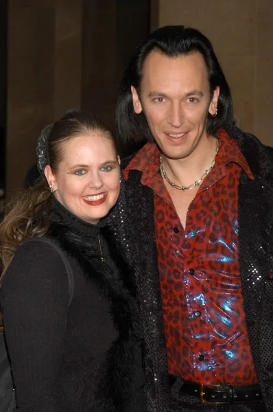 Steve valentine i żony shari — Zdjęcie stockowe