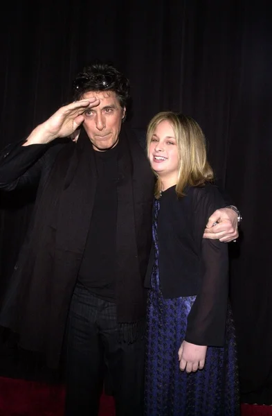 Al Pacino and daughter Julie — Stock Photo, Image