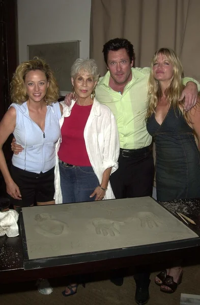 Virginia madsen, anne elaine, michael madsen ve de anna morgan — Stok fotoğraf