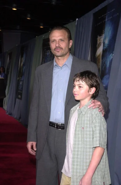 Michael Biehn y su hijo Caelan —  Fotos de Stock