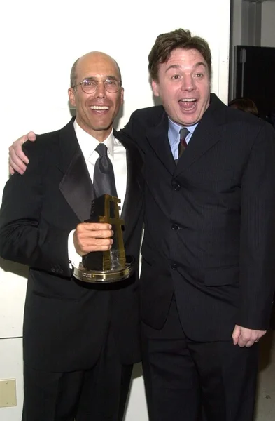 Jeffrey katzenberg och mike myers — Stockfoto