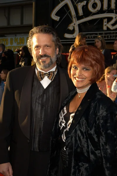 Sam behrens und frau shari belafonte — Stockfoto