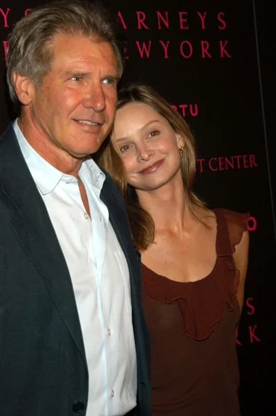 Harrison Ford and Calista Flockhart — Stock Photo, Image