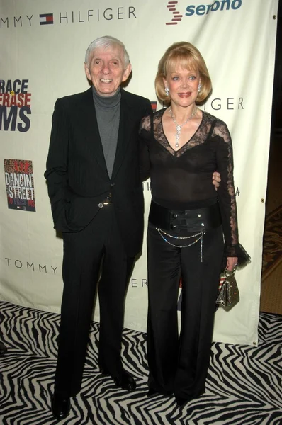 Aaron Spelling and Candy Spelling — Stock Photo, Image