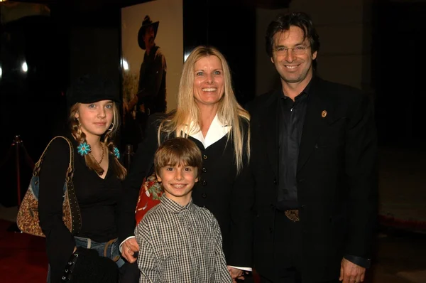 Robert carradine en familie — Stockfoto