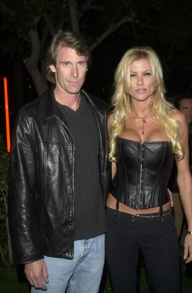 Michael bay und date lisa — Stockfoto