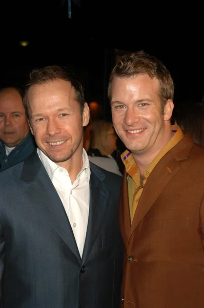 Donnie wahlberg och thomas jane — Stockfoto