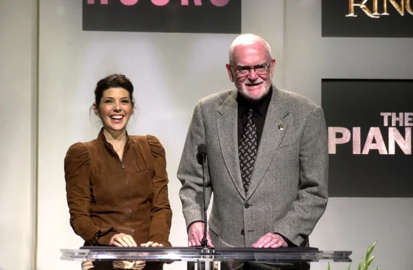 Frank pierson i marisa tomei — Zdjęcie stockowe