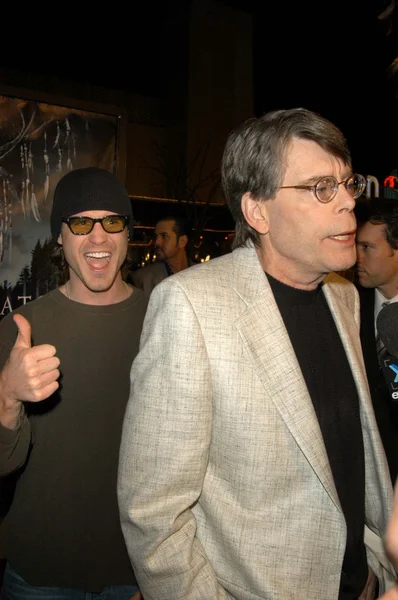 Eddie McClintock and Stephen King — Stock Photo, Image