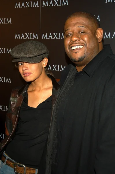 Keisha och forest whitaker — Stockfoto