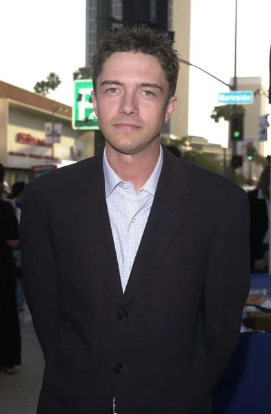 Topher Grace Przewodniczący — Zdjęcie stockowe