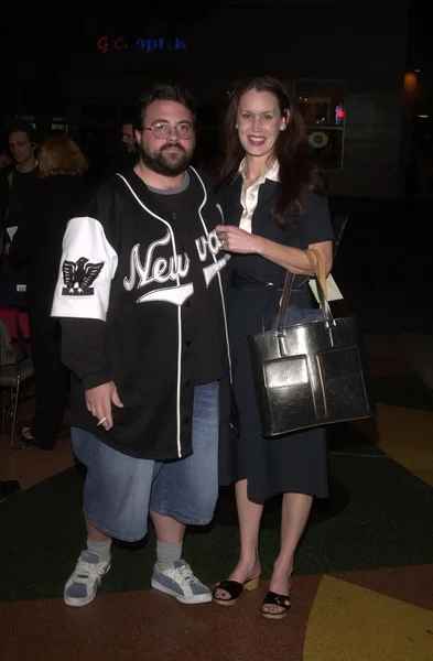 Kevin smith en vrouw — Stockfoto