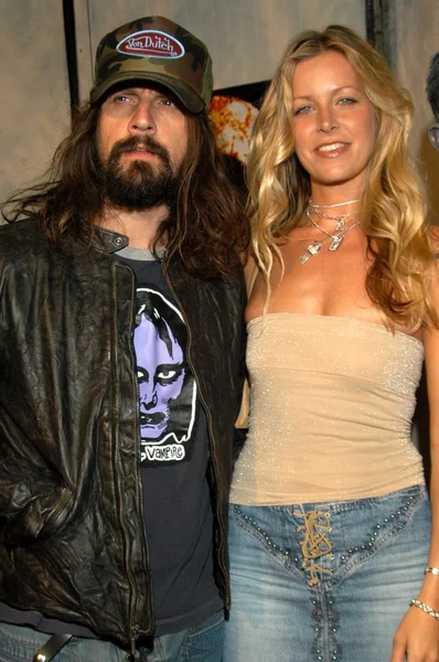 Rob zombie och sheri moon — Stockfoto