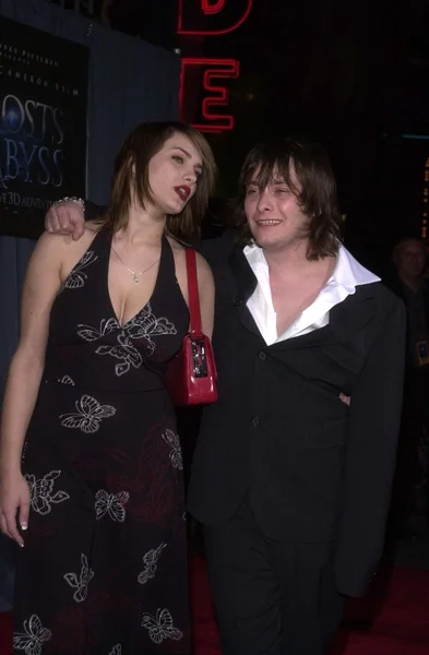 Edward furlong och liz levy — Stockfoto