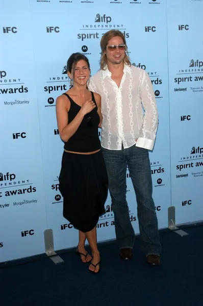 Jennifer aniston ve brad pitt — Stok fotoğraf