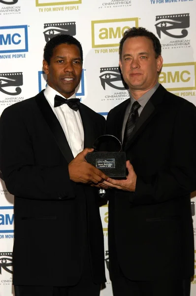 Denzel Washington and Tom Hanks — Stock Photo, Image