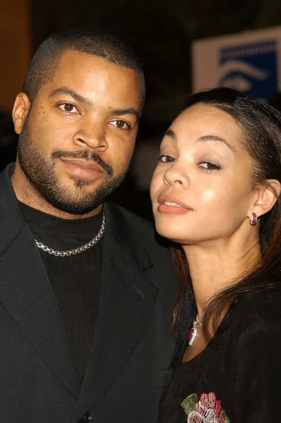 Ice cube och fru kimberly — Stockfoto