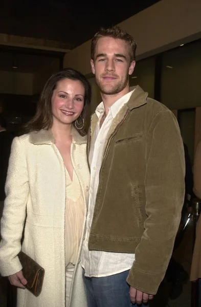 Mccomb wrzosu i james van der beek — Zdjęcie stockowe