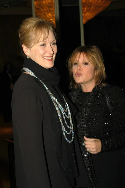 Meryl Streep and Carrie Fisher — Stock Photo, Image