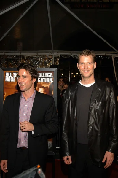 Luke wilson ve craig Kilborn'u — Stok fotoğraf