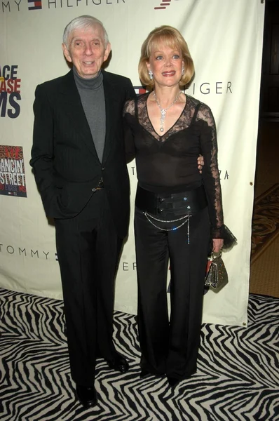 Aaron Spelling and Candy Spelling — Stock Photo, Image