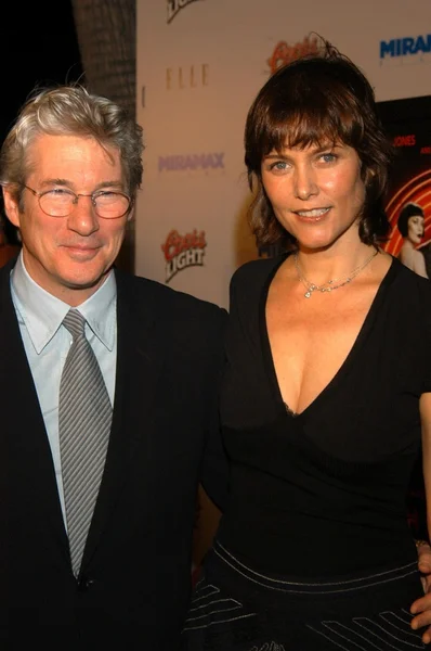 Richard gere och carey lowell — Stockfoto