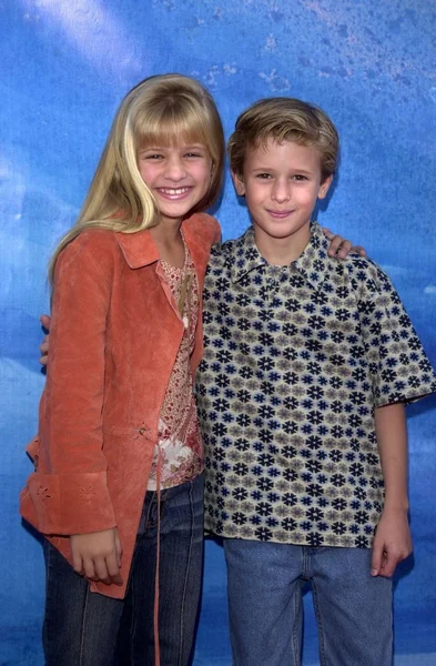 Jenna Boyd and brother Cayden Boyd — Stock Photo, Image