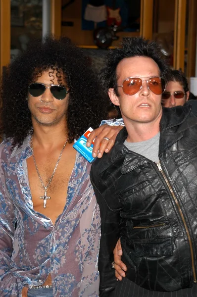 Slash y Scott Weiland — Foto de Stock