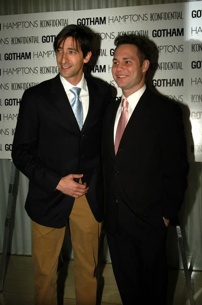 Adrien Brody and Jason Binn, L.A. Confidential publisher — Stock Photo, Image