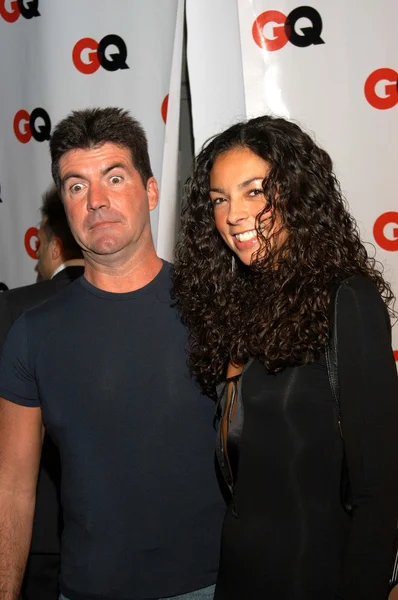 Simon Cowell e Terri Seymour — Fotografia de Stock