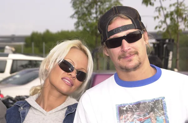 Pamela anderson és kid rock — Stock Fotó