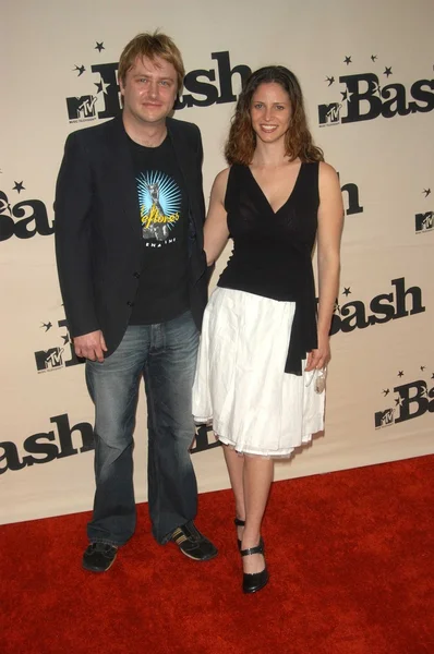 Chris Hardwick and Andrea Savage — Stock Photo, Image