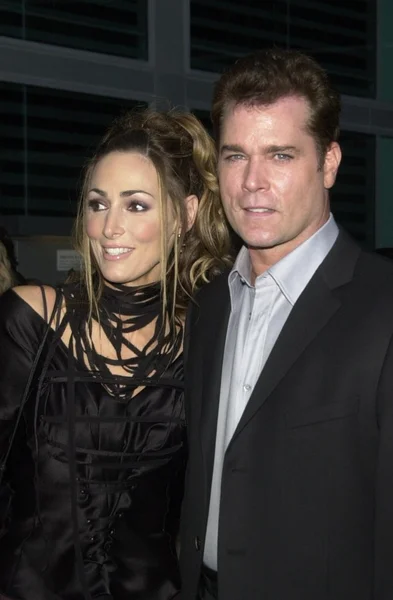 Ray liotta och hustru michelle — Stockfoto