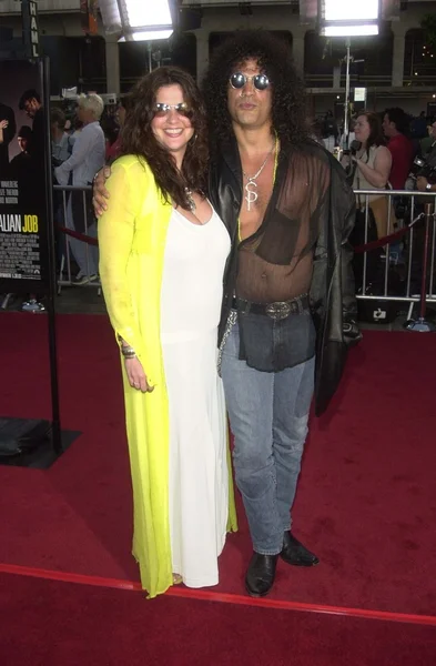 Slash e moglie Perla — Foto Stock