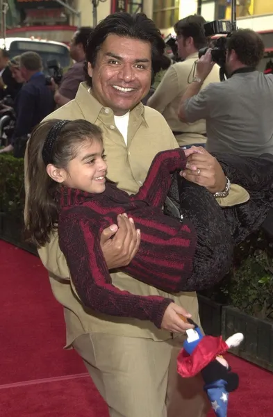 George lopez ve kızı Maya — Stok fotoğraf