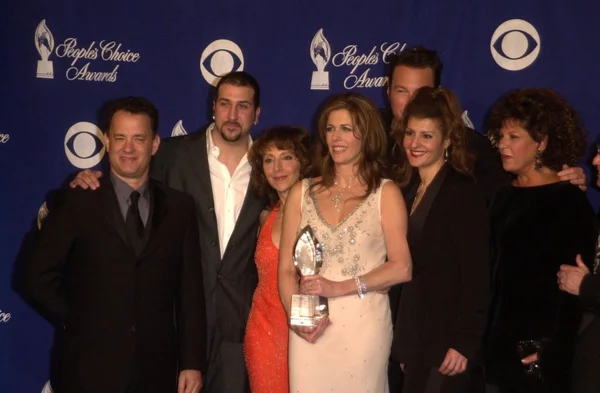 Elenco e equipe de "My Big Fat Greek Wedding " — Fotografia de Stock