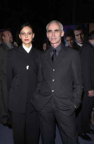 Director Lee Tamahori and girlfriend Sasha — Stock Photo, Image