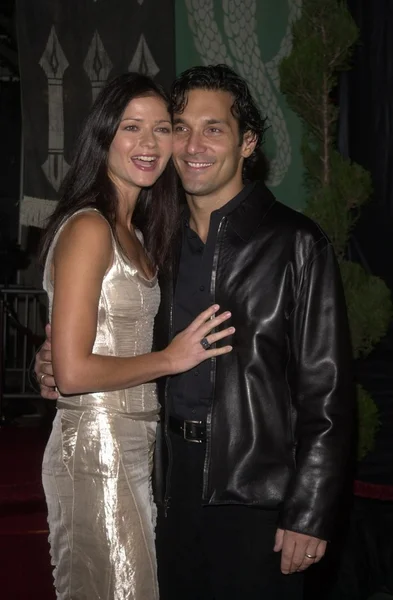 Jill hennessy en echtgenoot paolo mastropietro — Stockfoto