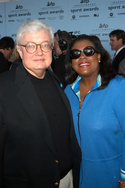 Roger Ebert y su esposa — Foto de Stock