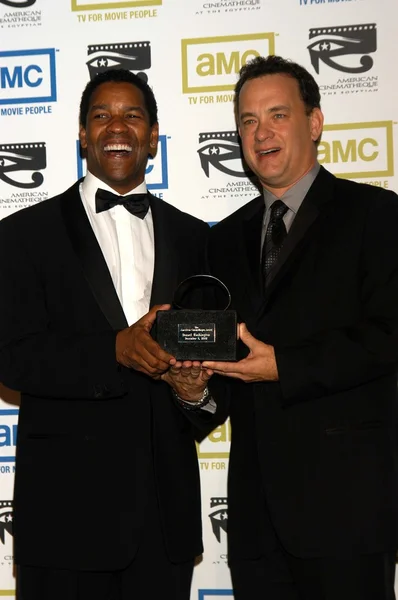 Denzel Washington e Tom Hanks — Foto Stock