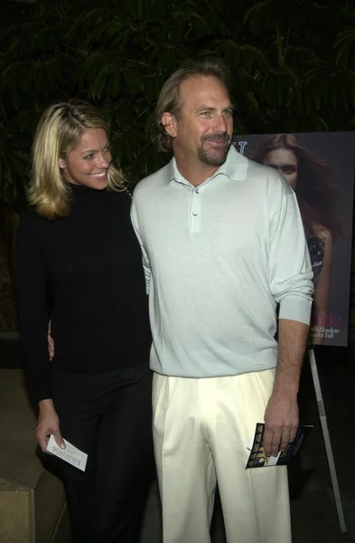 Kevin Costner and wife Christine — Stock Photo, Image