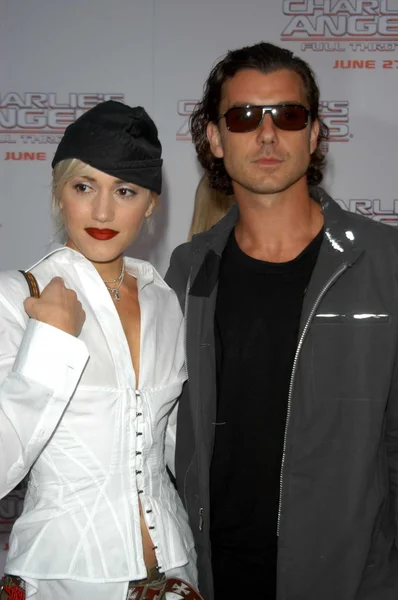 Gavin Rossdale and Gwen Stefani — Stock Photo, Image