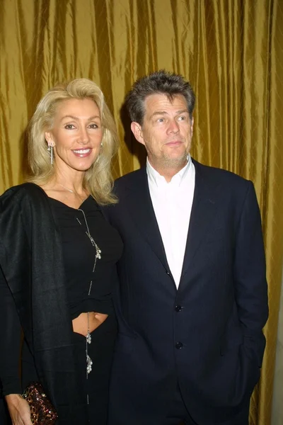 Linda thompson och david främja — Stockfoto