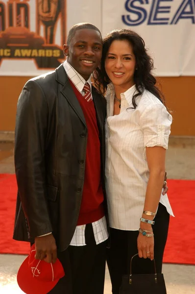 Derek Luke and Sophia Hernandez — Stock Photo, Image