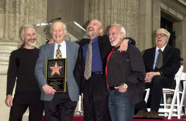 Rick baker, ray harryhausen, frank darabont, stan winston a ray bradbury — Stock fotografie