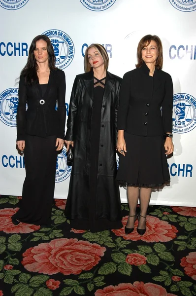 Juliette Lewis, Priscilla Presley y Anne Archer — Foto de Stock