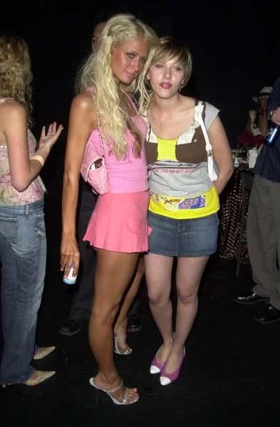 Scarlett johansson och paris hilton — Stockfoto